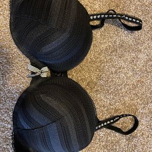 Victoria’s Secret sexy black bra with strappy back